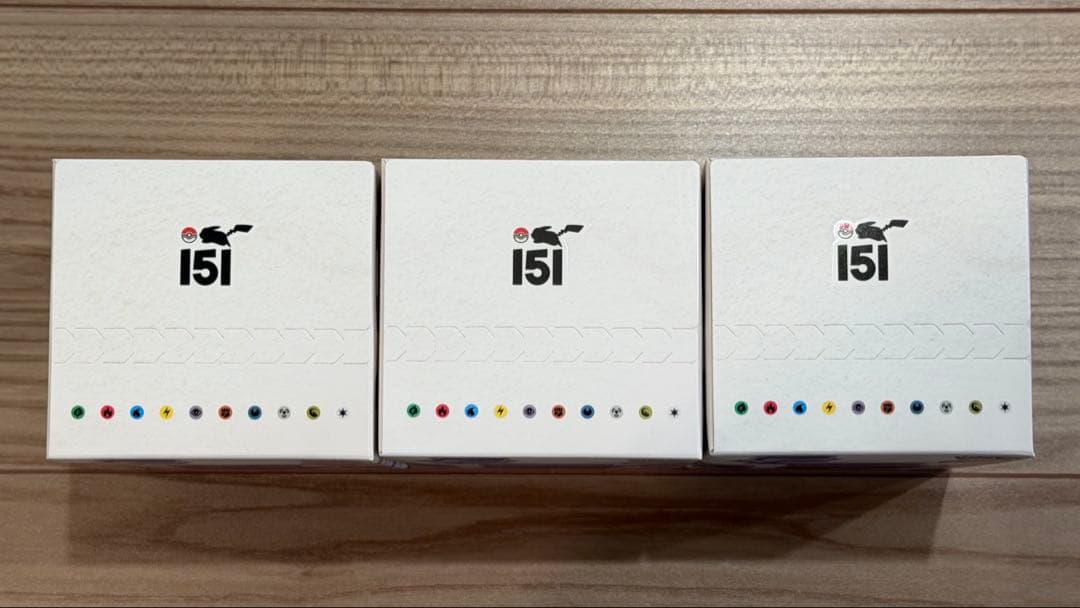 【未開封】ポケモンカード 151フィギュア 中国語版 3BOXセット