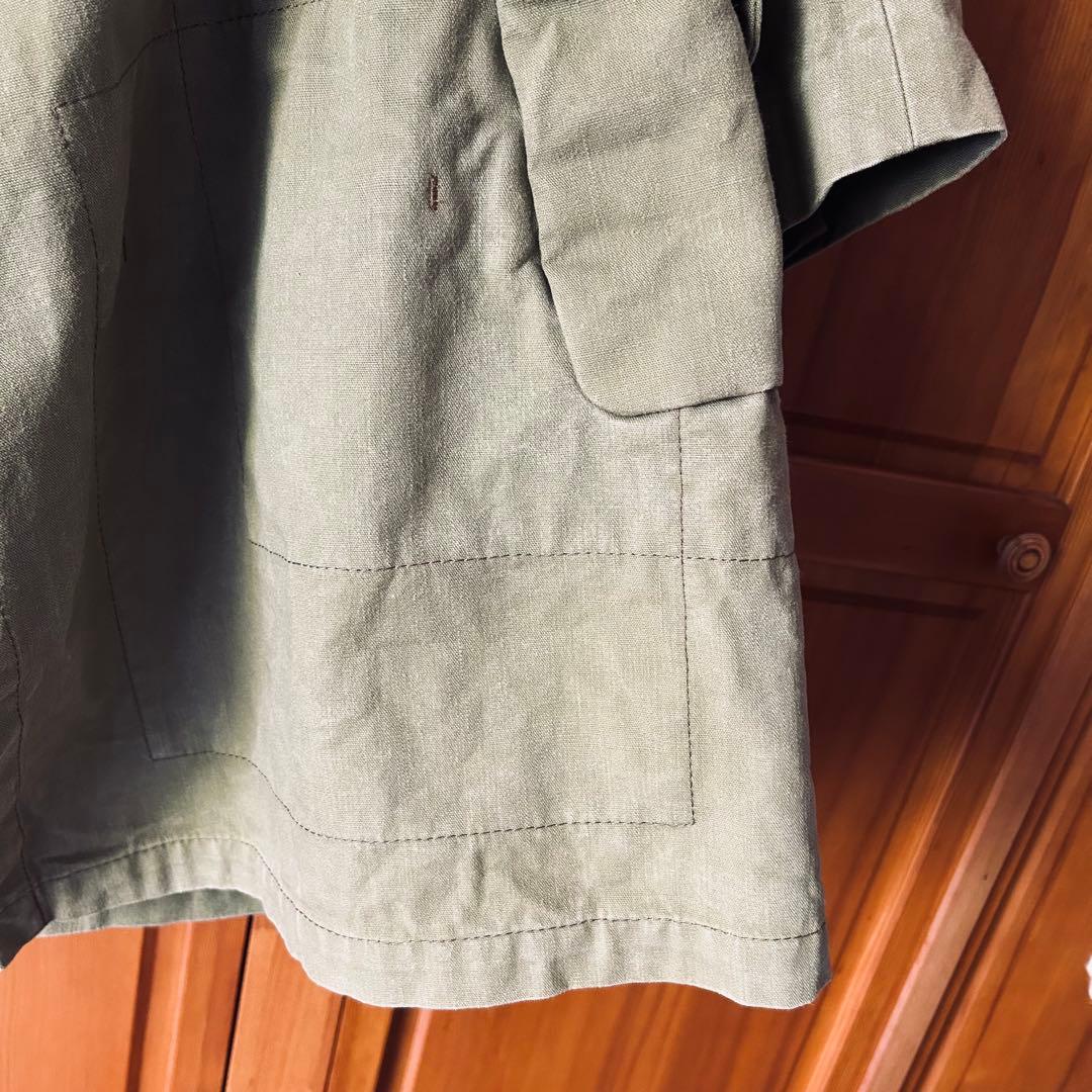 COMME des GARÇONS カーキ ドッキングジャケットSサイズ