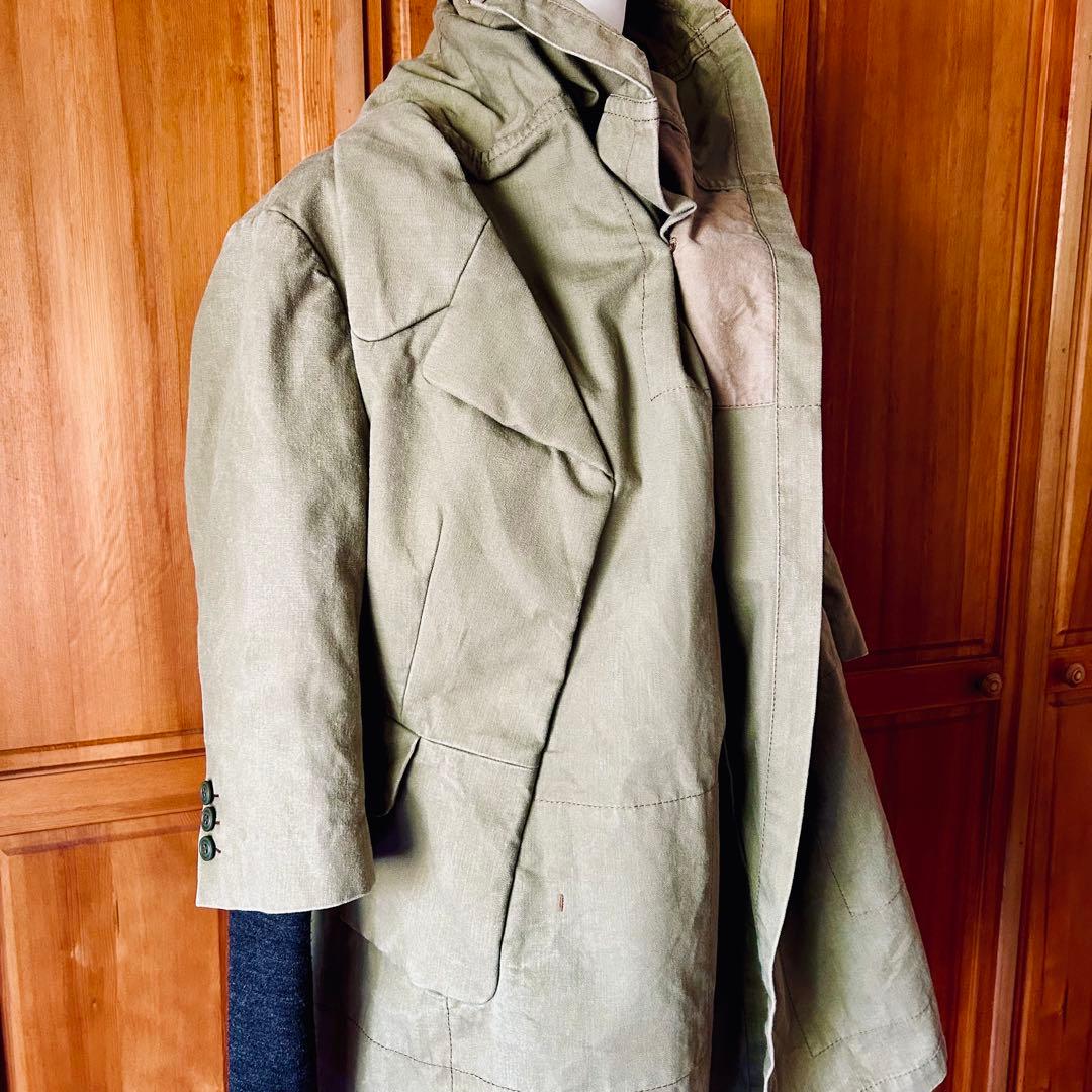 COMME des GARÇONS カーキ ドッキングジャケットSサイズ