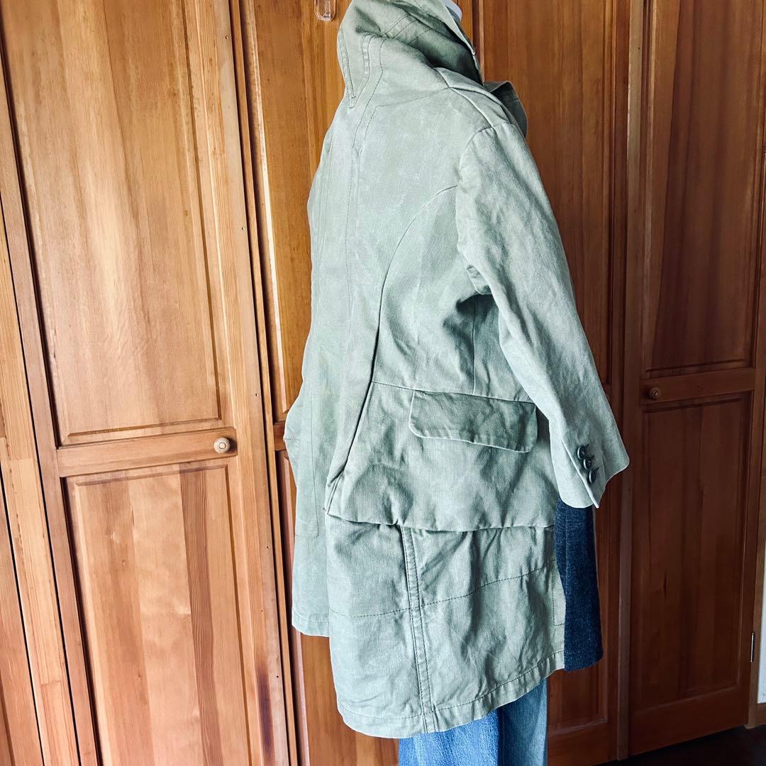 COMME des GARÇONS カーキ ドッキングジャケットSサイズ