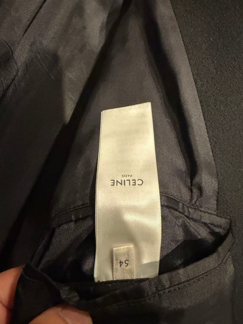 CELINE フード付きスタジャン ブラック/ベージュ美品