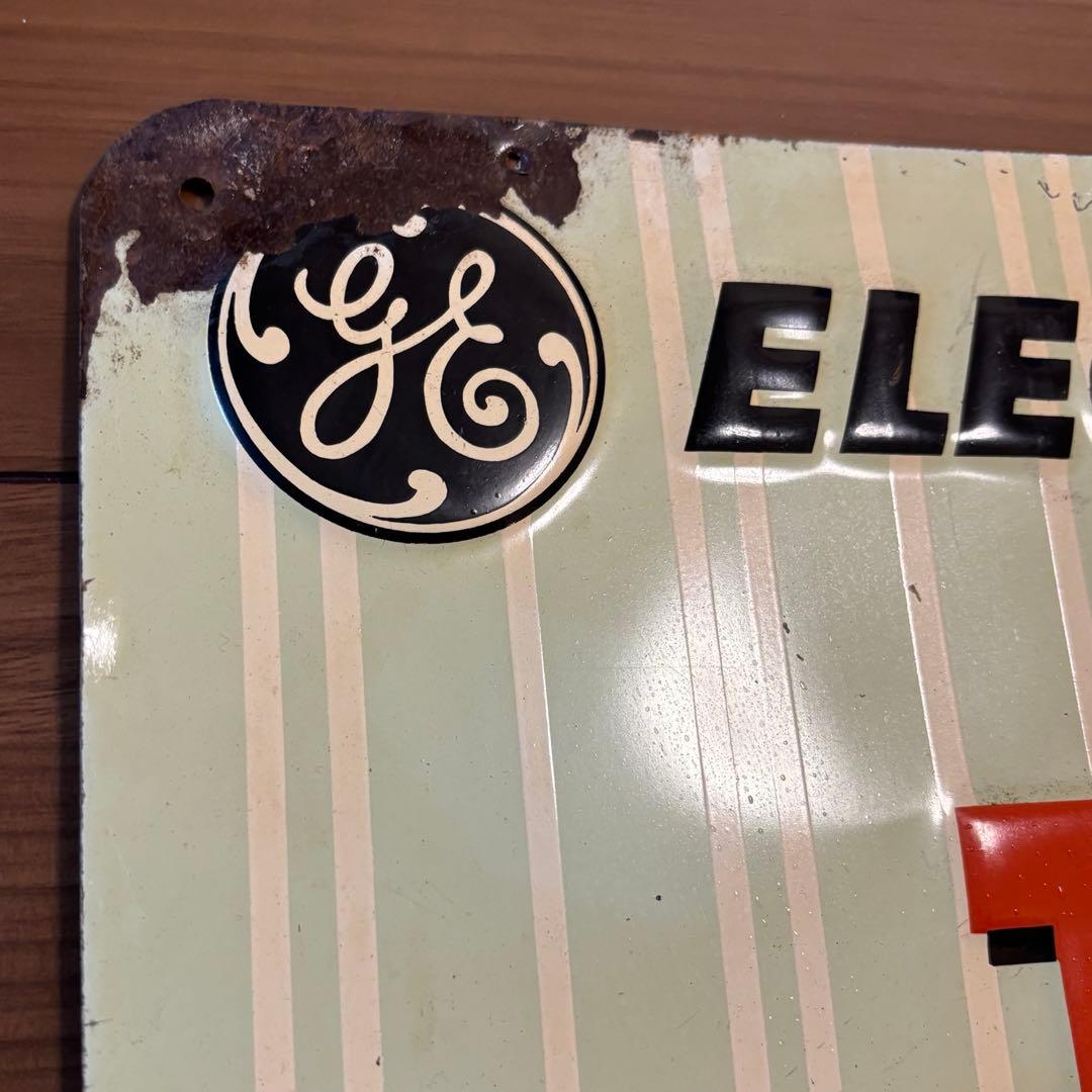 専用✴︎レア✴︎【ゼネラルエレクトリック】TV&RADIO 真空管　ヴィンテージ看板