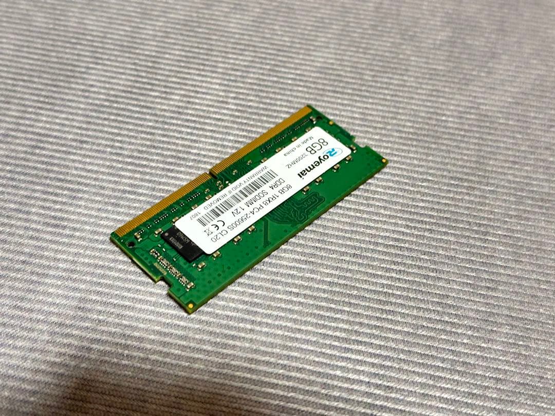 【中古美品】ノートPC メモリ 8GB DDR4 SODIMM