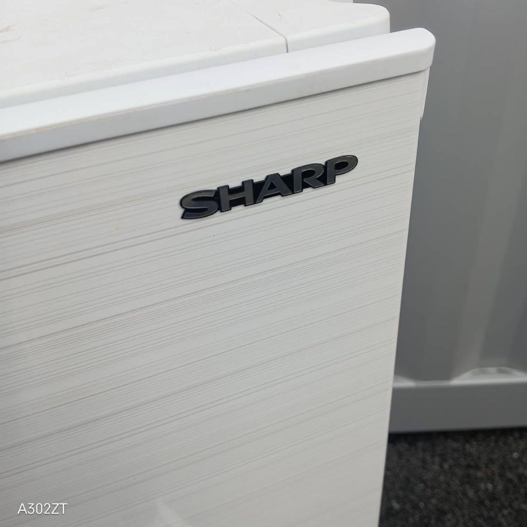 414 送料設置無料SHARP/冷蔵庫21年製/洗濯機/左右扉付け替え自由自在