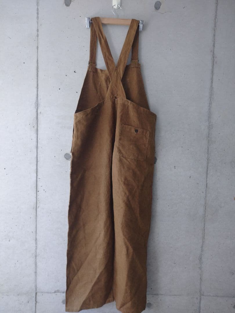 【激レア】フレンチ ヴィンテージ ブラウンヘンプ オーバーオール