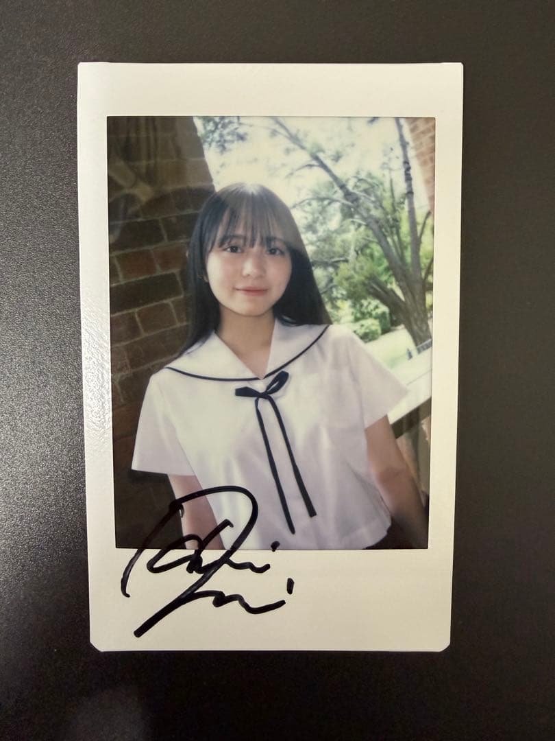 蓬莱舞 直筆 サイン入り チェキ　1st写真集『あいまい』　キャンペーン　当選品