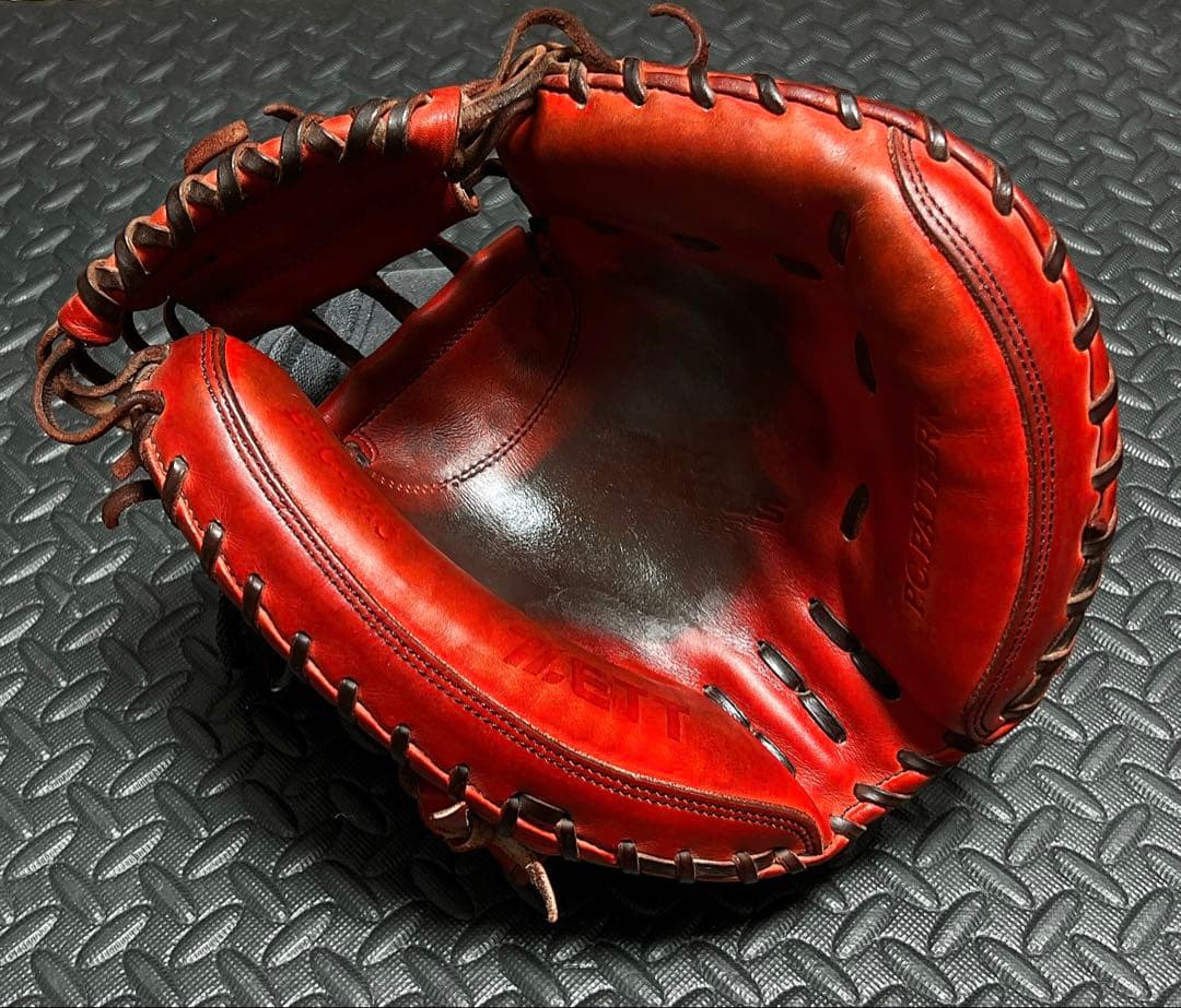 日本製 ZETT プロステイタス オーダー 硬式 キャッチャー ミット 中村悠平