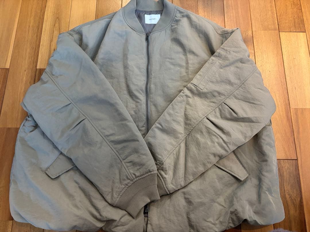 DISCOAT デタッチャブル2WAY メモリーボンバージャケットカーキ