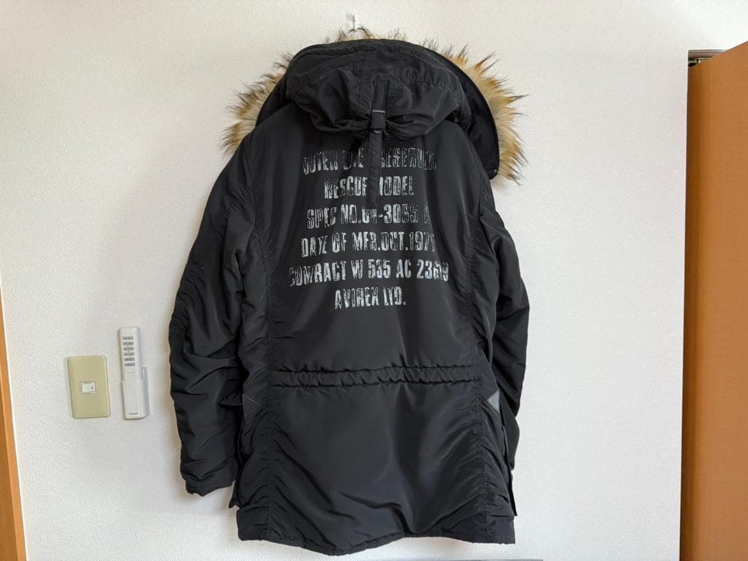 断捨離再開 AVIREX ミリタリーコート　中綿　美品　M