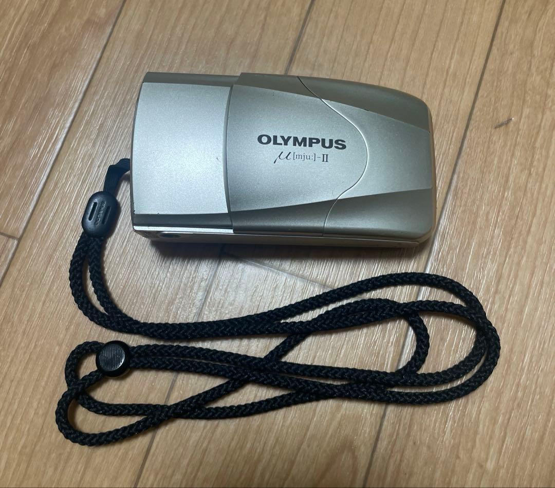 [動作OK]OLYMPUS μ mju IIフィルムカメラ