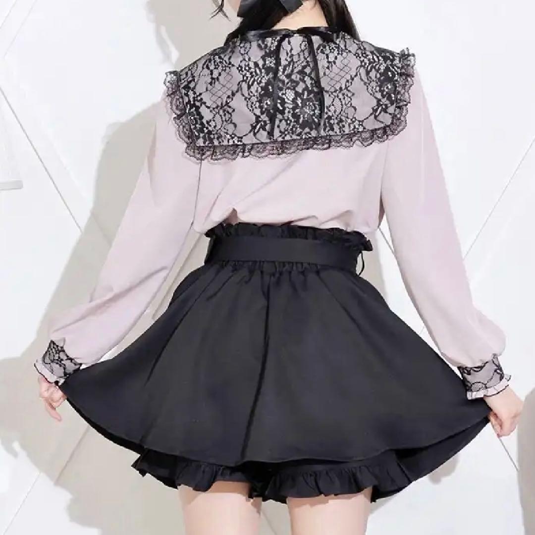 地雷 マーズ セーラー ブラウス ノエミー スカパン 十字架リボン セットアップ