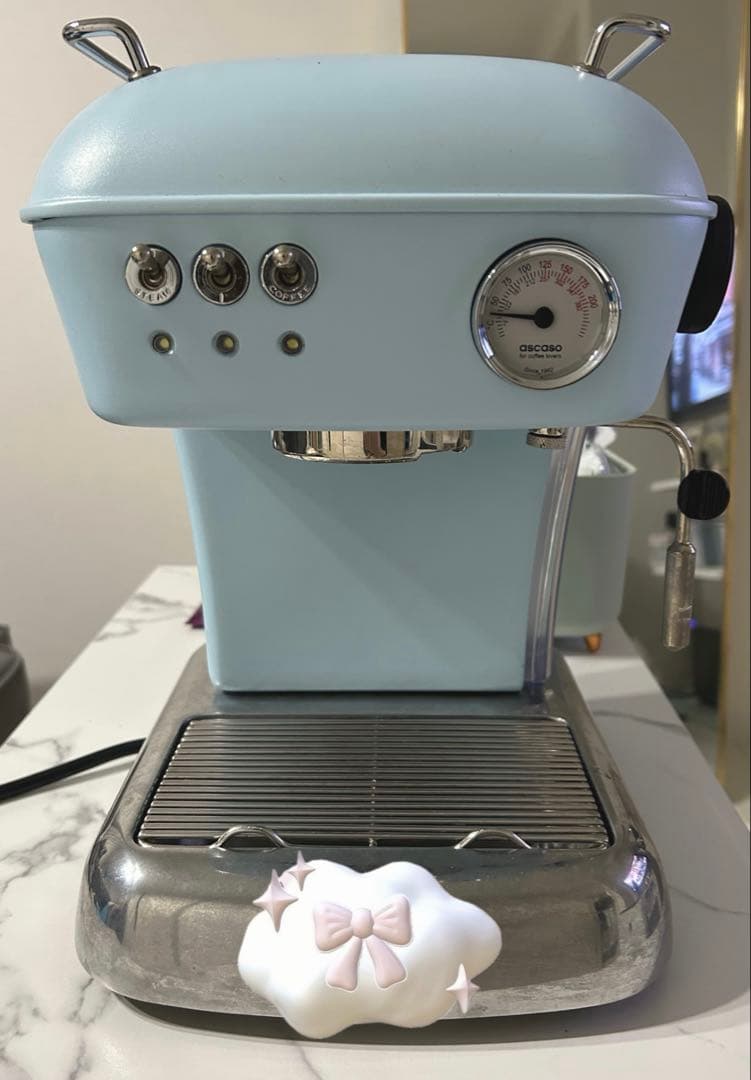 Ascaso Deram エスプレッソマシン キッドブルー