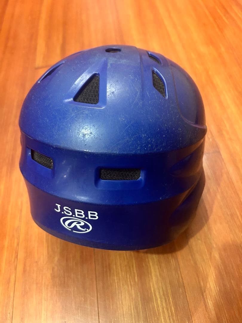 野球、バッター用ヘルメット 青 6個セット