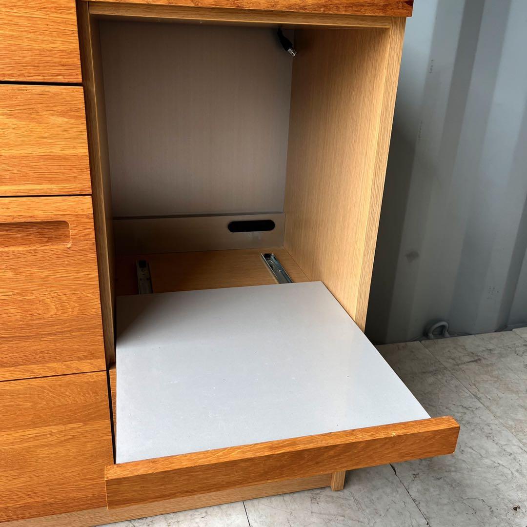 取付無料！ウニコ ヒュッテ 天然木北欧風ナチュラルレンジボード カウンター✨