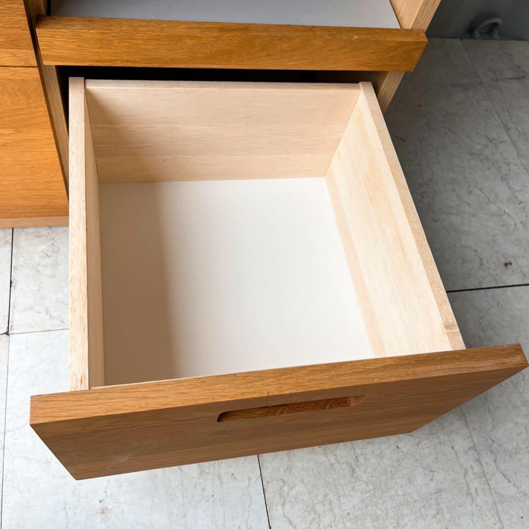 取付無料！ウニコ ヒュッテ 天然木北欧風ナチュラルレンジボード カウンター✨