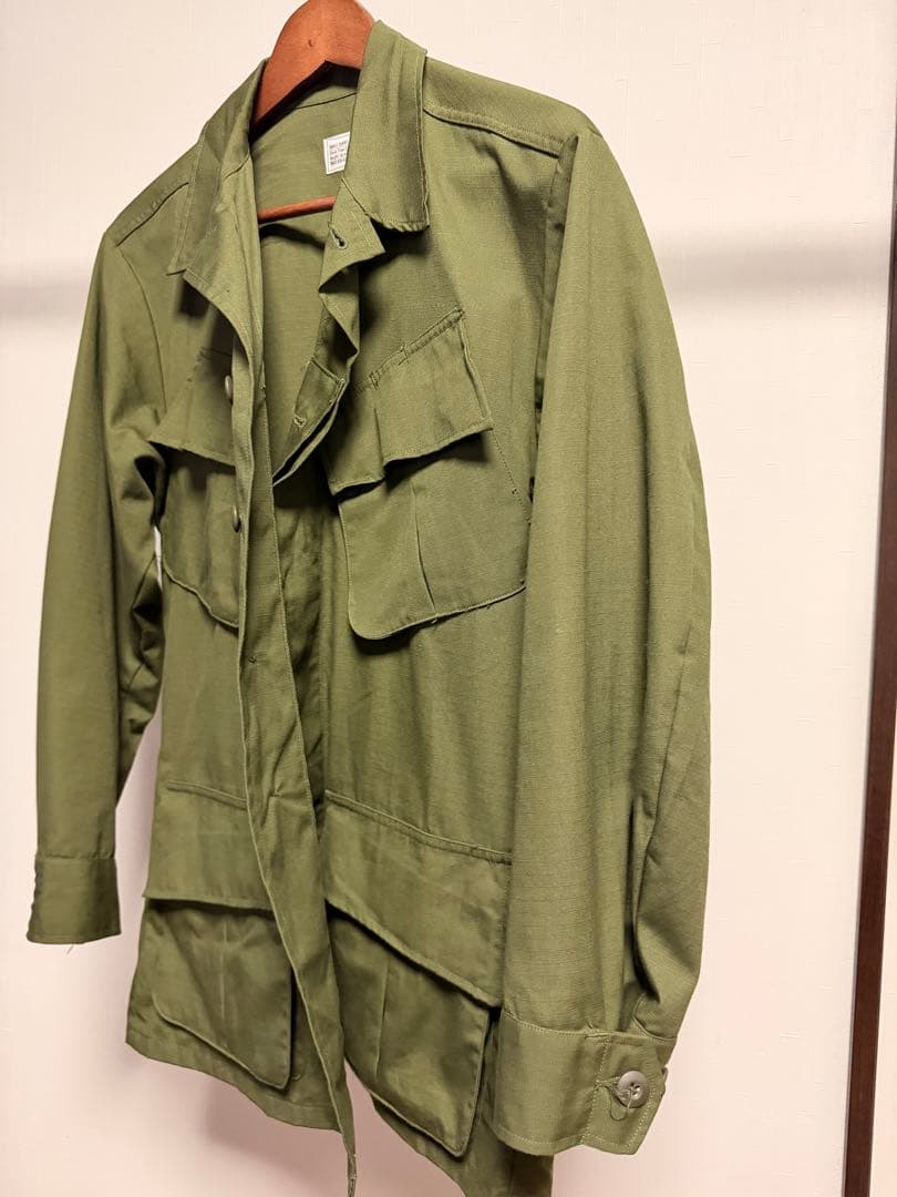 アメリカ軍 実物 69年製 ジャングルファティーグ 4th S-S