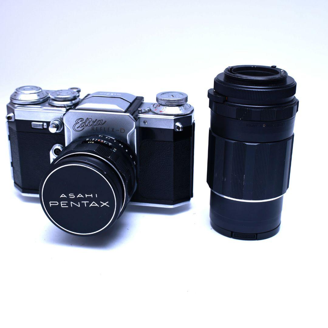 ドイツ製 EDIXA Reflex-D 単焦点レンズ2本　フィルムカメラ
