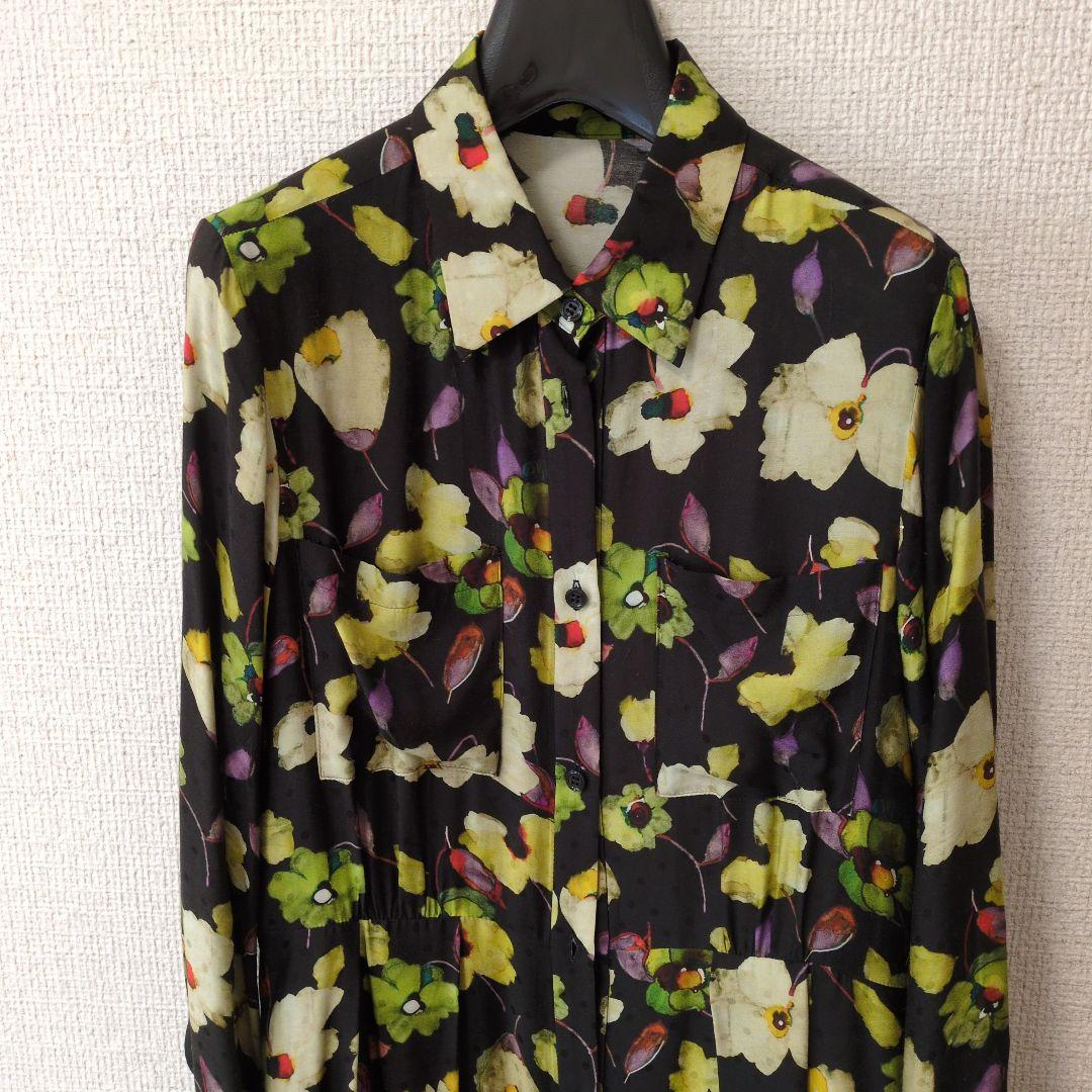 ANAYI　アナイ　ボタニカル　シャツワンピース　38号