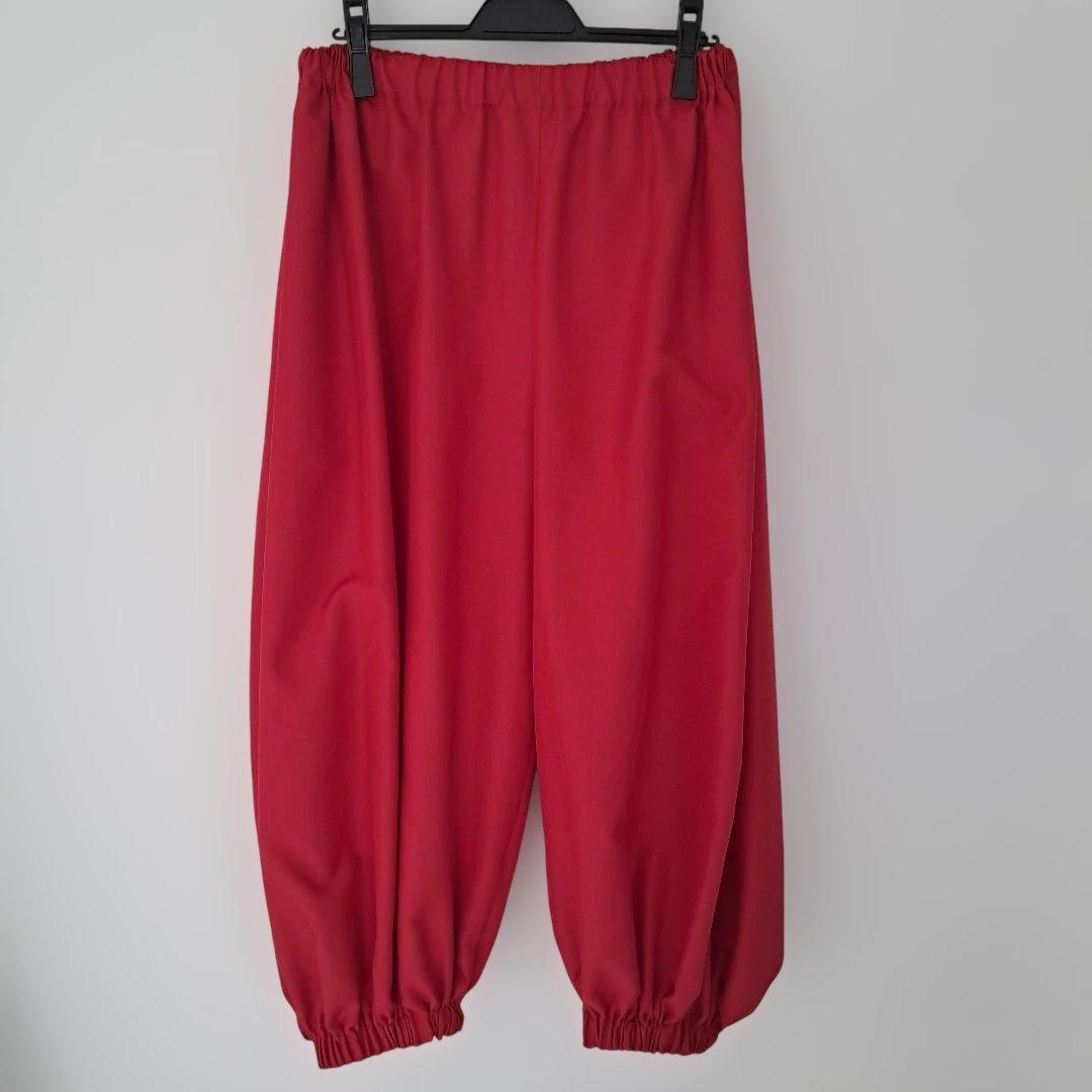 コム・デ・ギャルソン２０２３AW　エステル　赤　バルーンパンツ　M