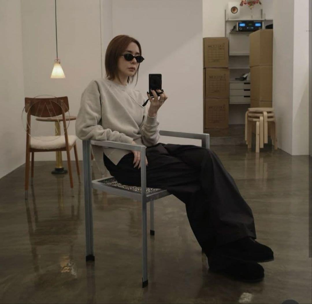 L*E様 LON スウェット トレーナー グレージュ 館かおり