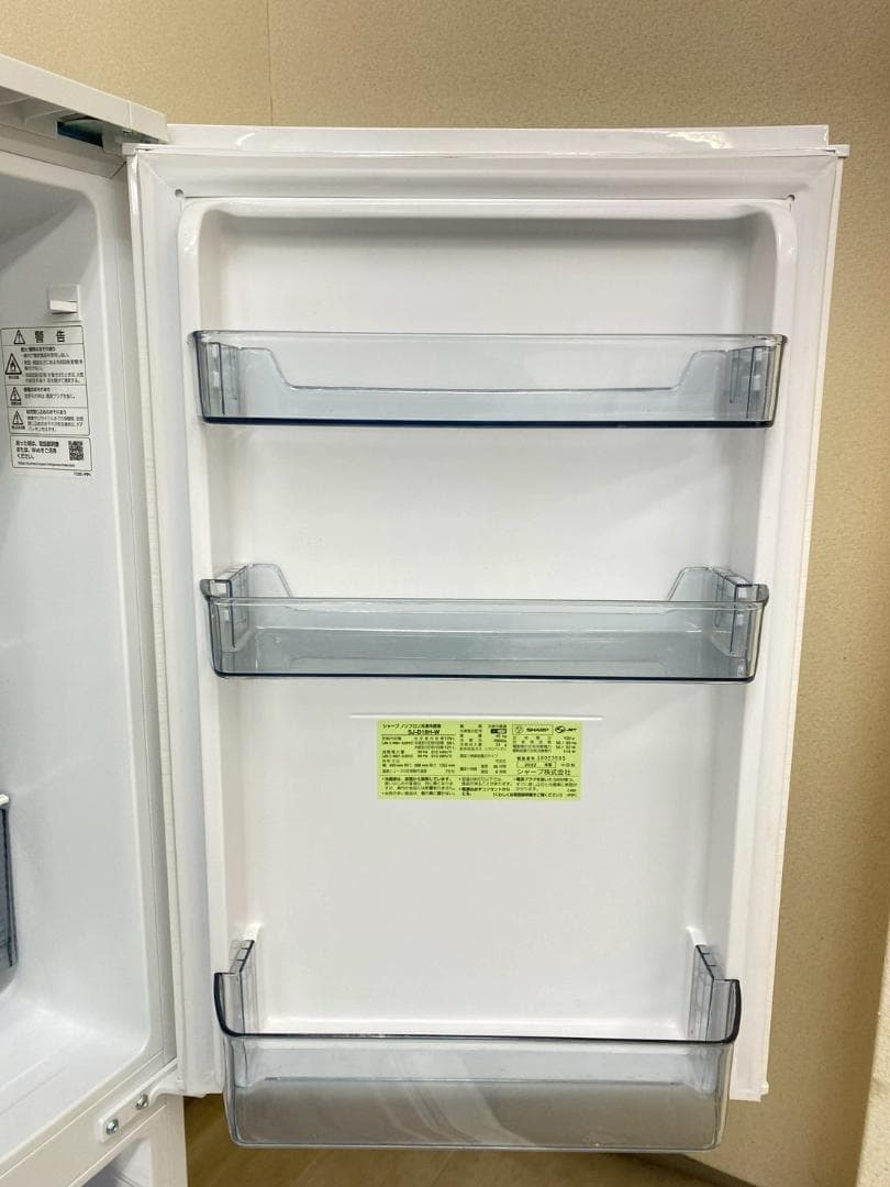 冷蔵庫 SHARP 179L 2022年製 SJ-D18H-W 良品 F10e