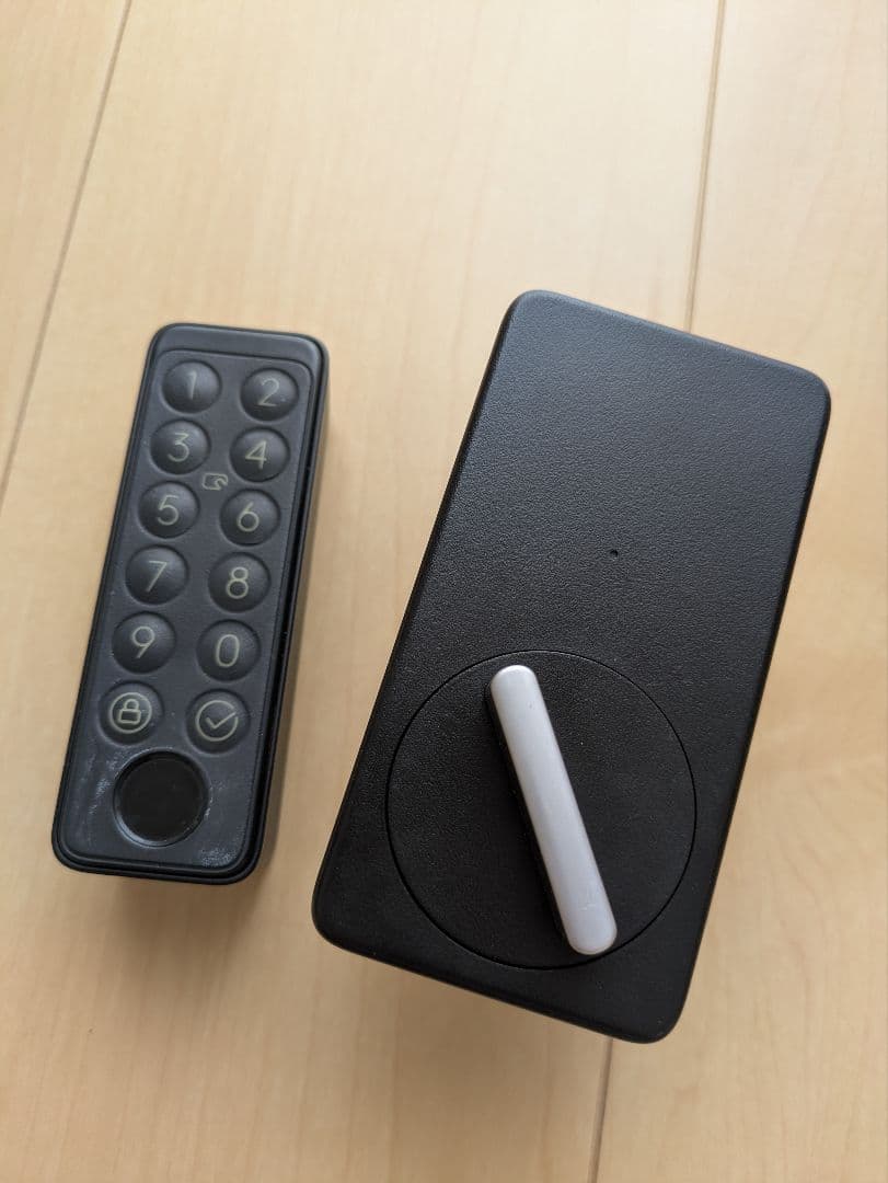 【ネオジウム磁石つき】SwitchBot スマートロック 指紋認証パッド セット