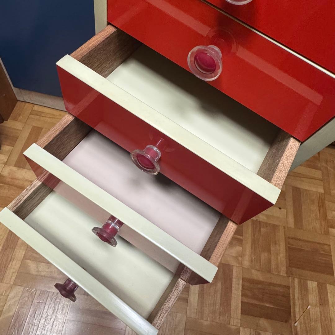美品　当時物　昭和レトロ　ポップ　引き出し　タンス
