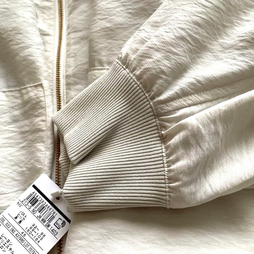 23区　【洗える】シアーブルゾン 46