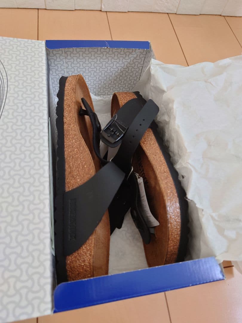 【新品未使用】ビルケンシュトック　Gizeh Birko-Flor ブラック