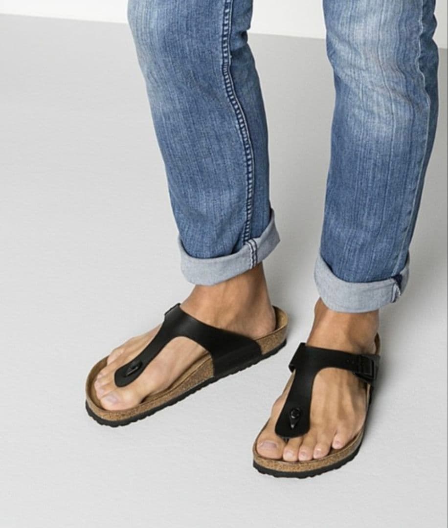 【新品未使用】ビルケンシュトック　Gizeh Birko-Flor ブラック