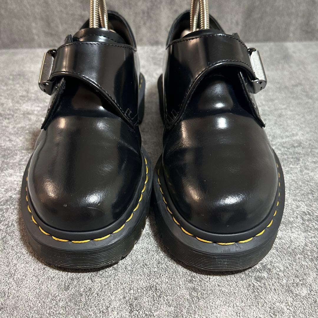 【ドクターマーチン】フェニモアロー　シングルモンクシューズ　黒　バックル　uk4