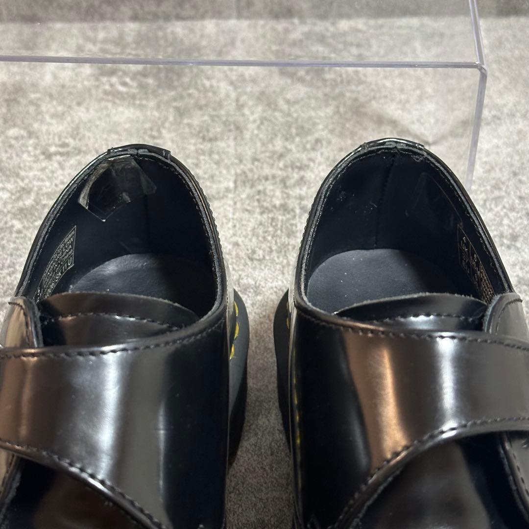 【ドクターマーチン】フェニモアロー　シングルモンクシューズ　黒　バックル　uk4