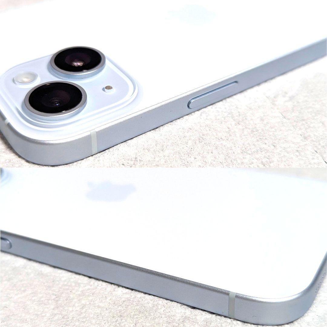 美品！Apple iPhone 15 ブルー 128GB SIMフリー キレイ！