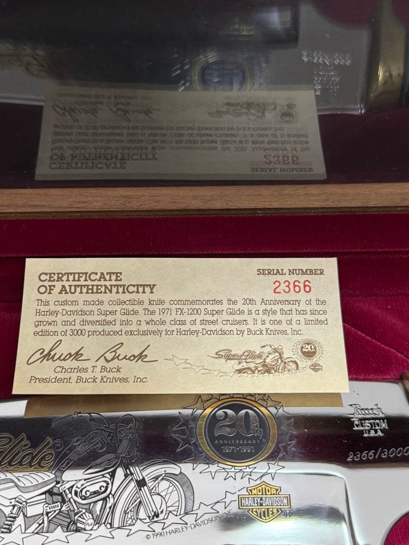 Harley-Davidson 20th Anniversaryナイフ