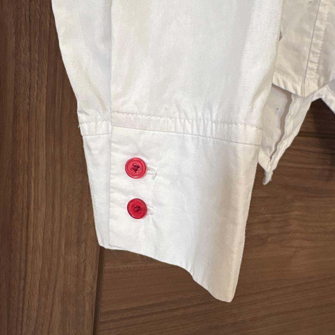 PUTUMAYO 刺繍付きホワイトシャツ