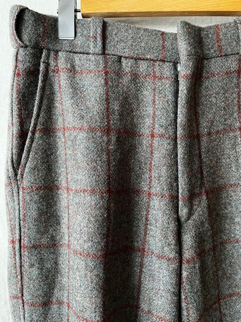 POLO ralph laulen ツイード　チェックウール スラックス