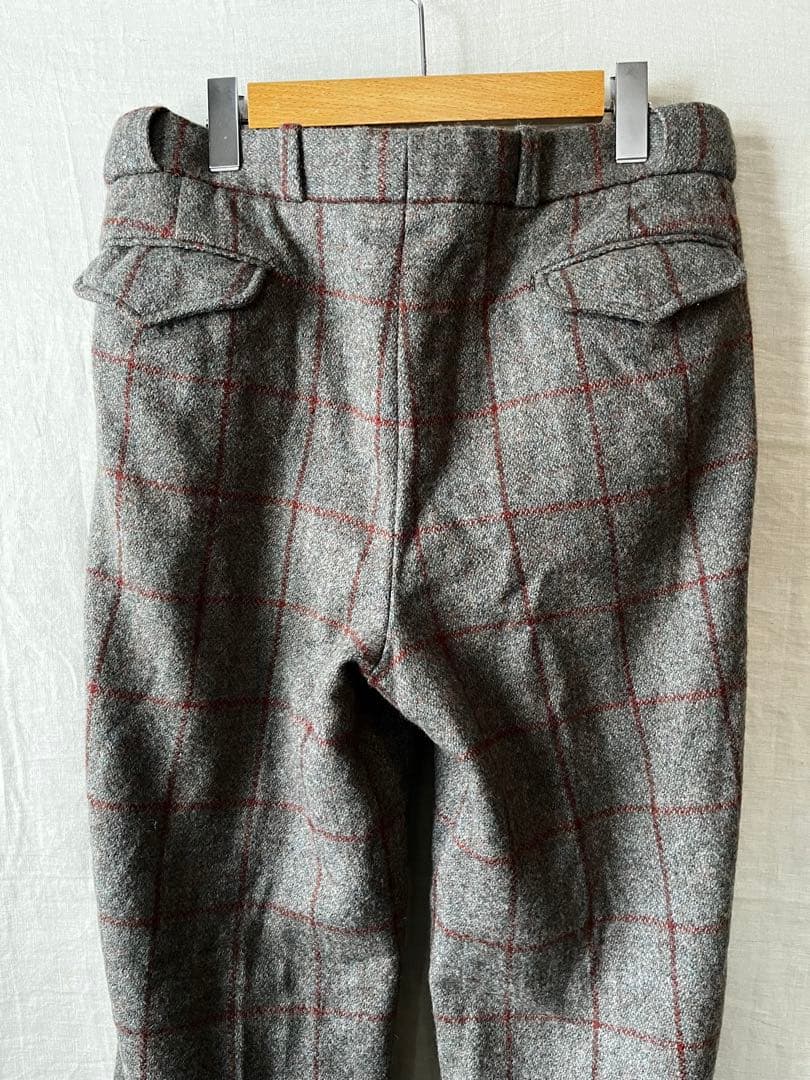 POLO ralph laulen ツイード　チェックウール スラックス