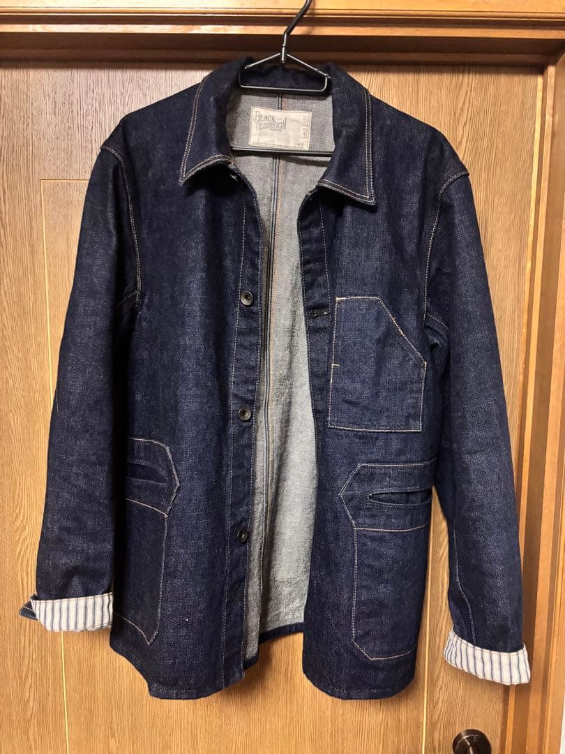 BLACK SIGN ダークデニムジャケット 40