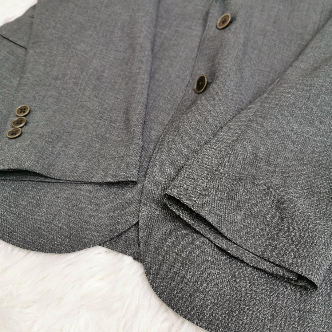 美品 アデイインザライフ トラベルスーツ セットアップ グレー XLサイズ