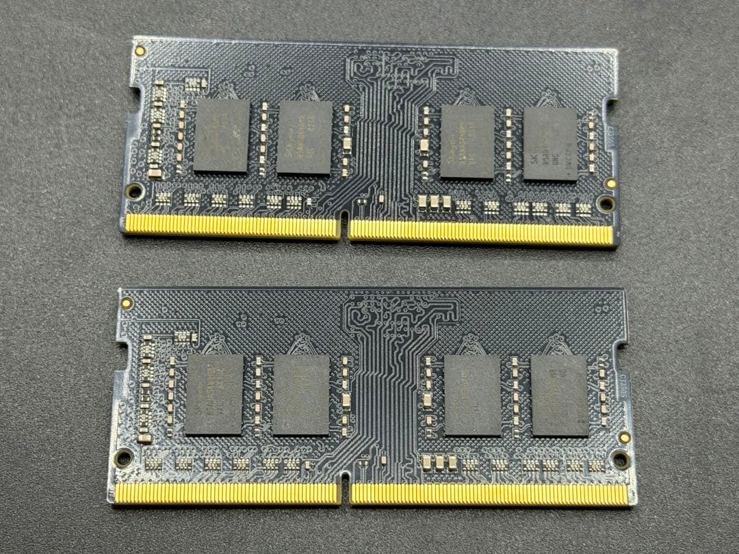 動作確認済 DDR4 PC4-2666 16GB×2ノートパソコン 2枚セット