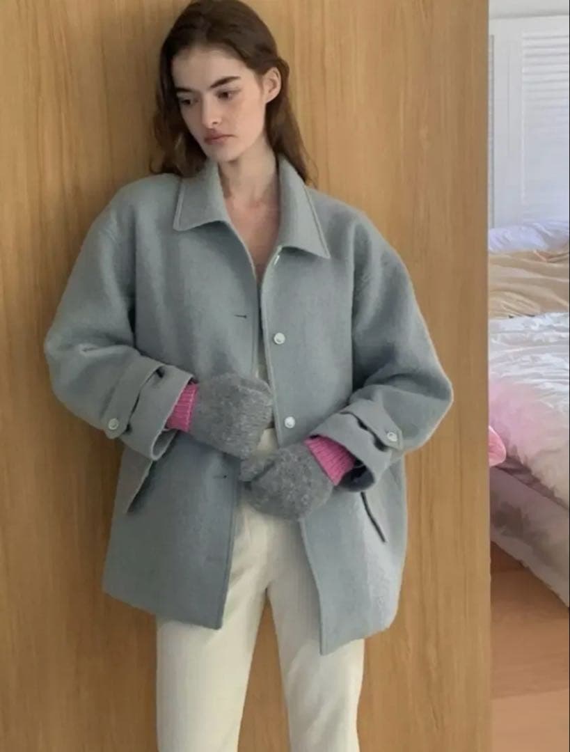 ジャケット・アウター tannat Boucle half coat