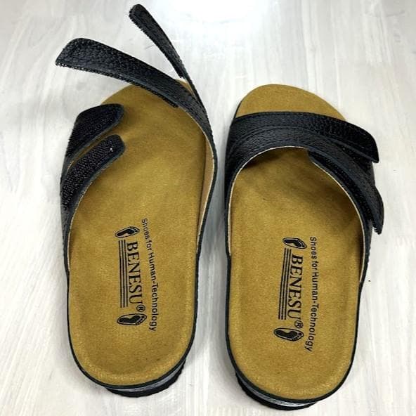 新品 27㎝ 0092B 黒 ベネッシュ室内履 スリッパBENESUベネシュ