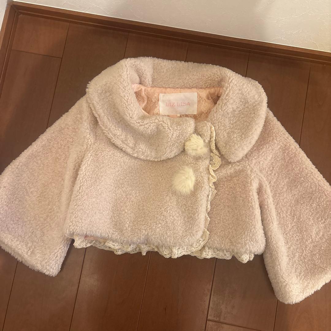 リズリサ　ファーコート　ボレロ　もこもこ　リボン　平成ギャル　姫ギャル　y2k