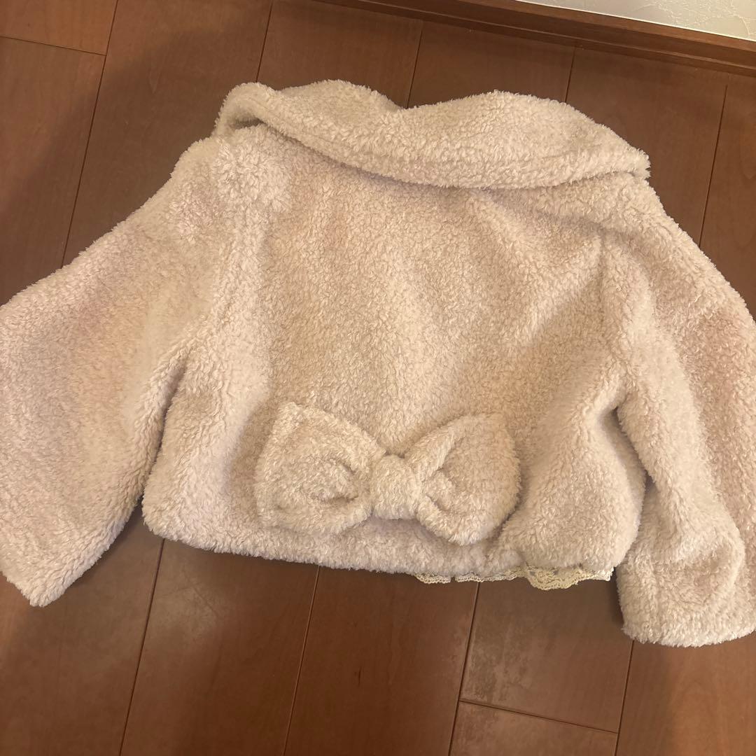 リズリサ　ファーコート　ボレロ　もこもこ　リボン　平成ギャル　姫ギャル　y2k