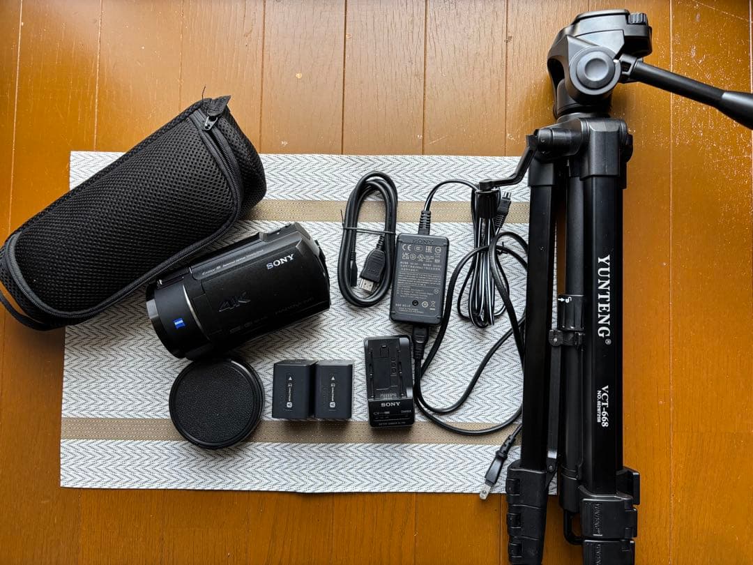 FDR-AX45A（バッテリー2個、広角レンズ付）