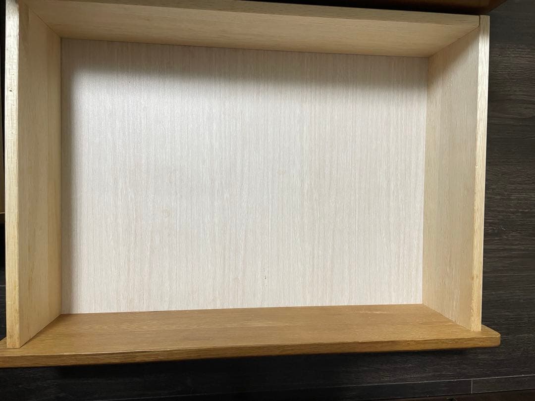 木製7段チェスト タンス　オーク材　箪笥　ハイチェスト　棚　引き出し付