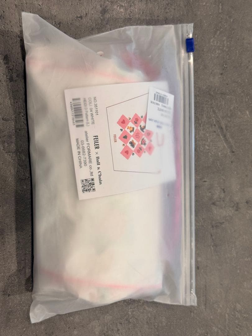 【未使用】FEILER Ball & Chain エコバッグ ホワイト L