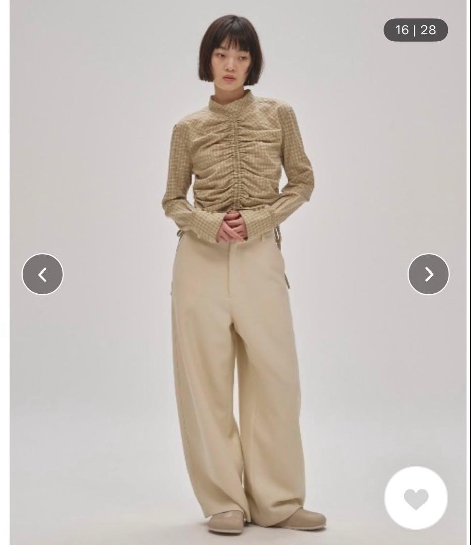 トップス TODAYFUL Checkgather Compact Blouse