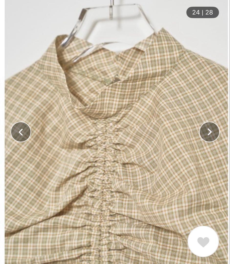 トップス TODAYFUL Checkgather Compact Blouse