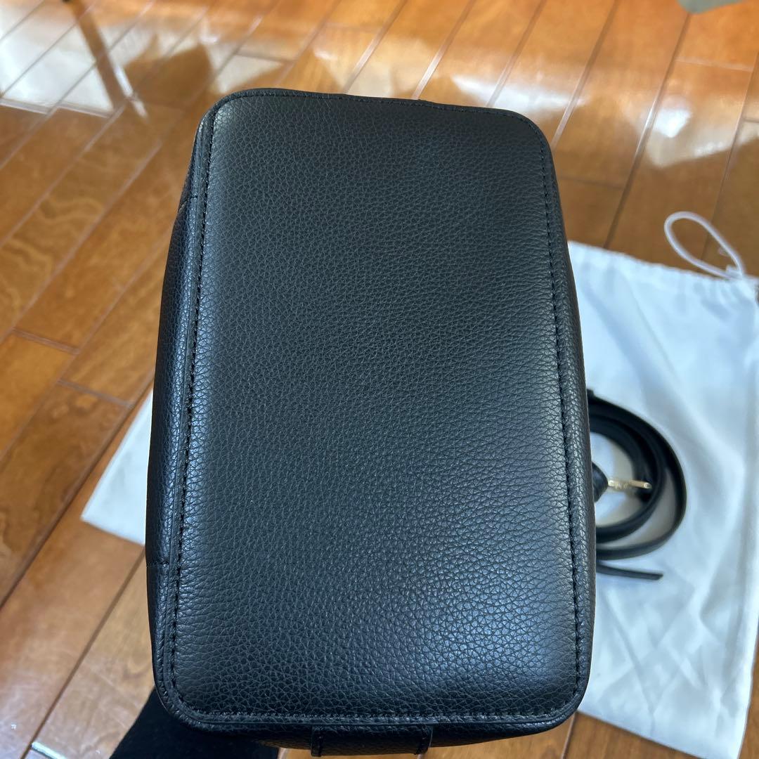 【新品】FURLA コスタンザ 巾着 2way ショルダーバッグ ブラック黒